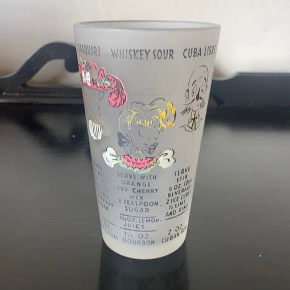 Vintage Cocktail Mixing Glass